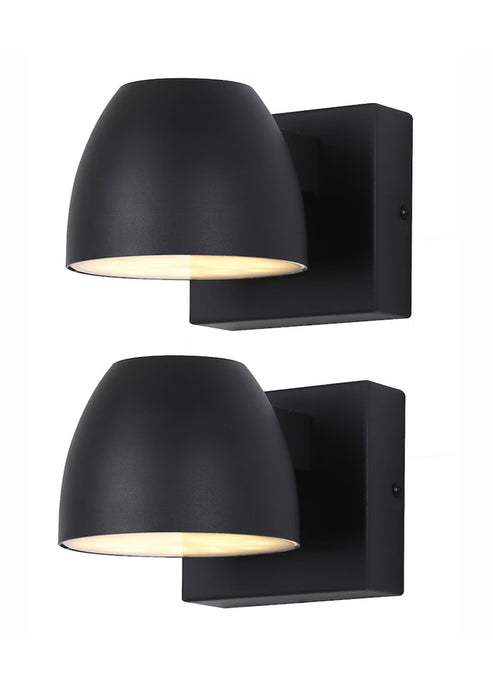 Canarm JETT LED Black Outdoor Wall Sconce Twin Pack (New)