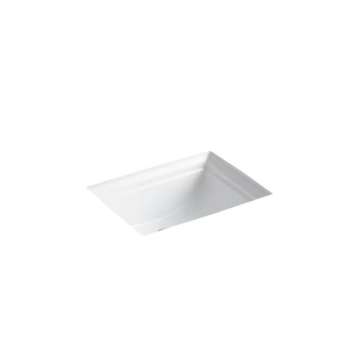 Undermount Bathroom Sink with Overflow Drain