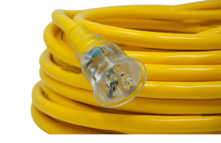 Yellow Jacket 100 ft. 10/3 SJTW 20 Amps Outdoor Extension Cord with Light Indicator (New)