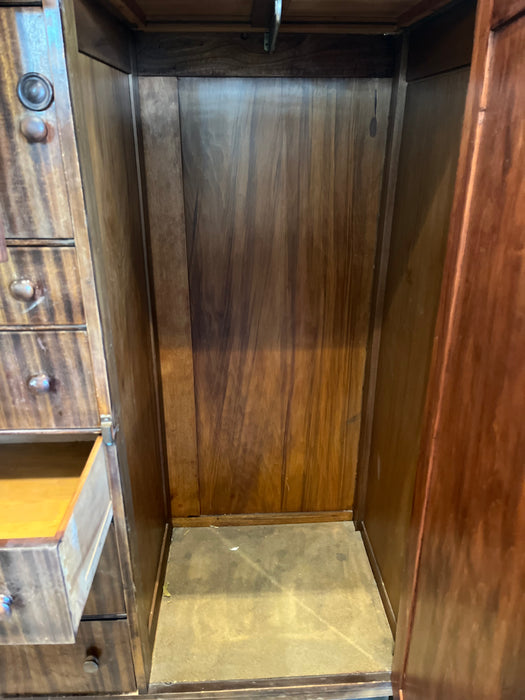 Armoire with Fold-Away Mirror