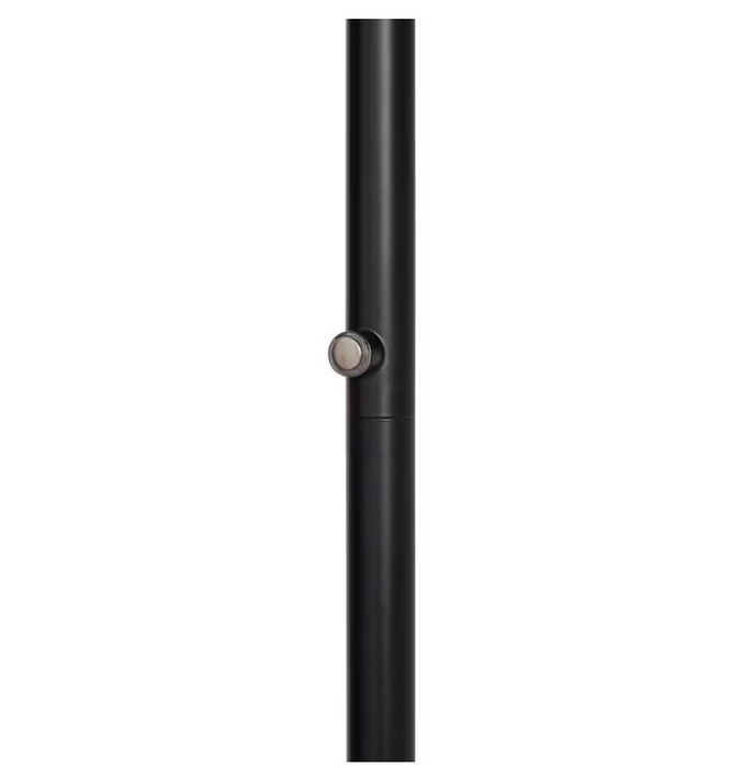 71.65-inch H 1-Light Black Integrated LED Floor Lamp with Adjustable Shades and Touch Dimmer