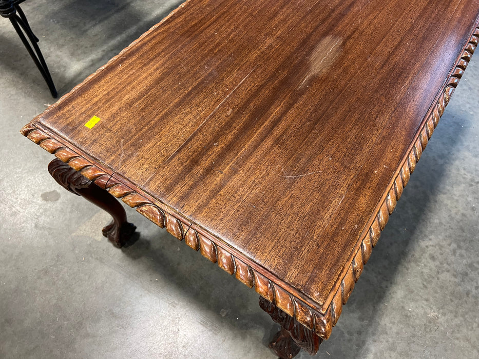 Antique Clawfoot Apartment Size Coffee Table (used)