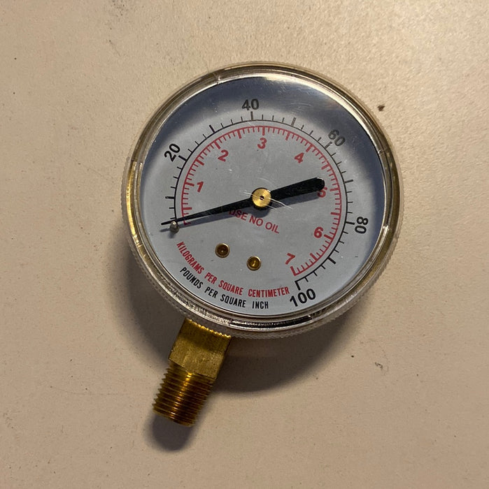 2.5" 100PSI Pressure Gauge