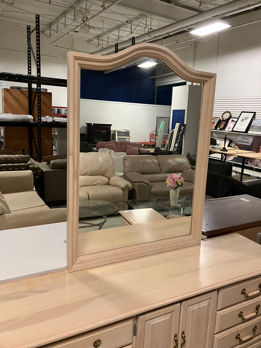 Wood Dresser with Mirror