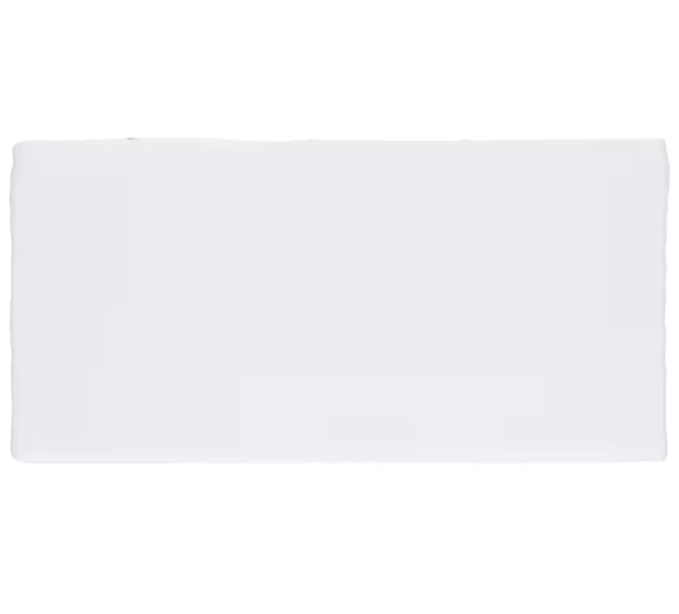  Castillo Matte White Tile 3-inch x 6-inch Ceramic Wall Tile (New)