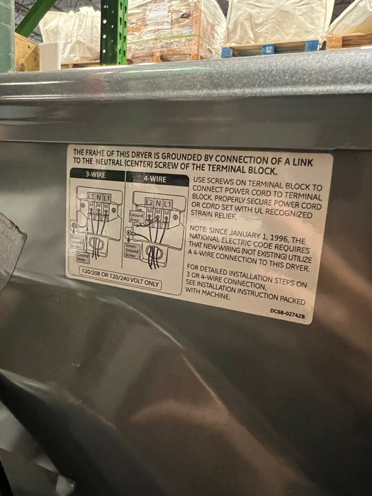 Samsung DV339AEG/XAC 7.0 CU.FT Grey (used as is)
