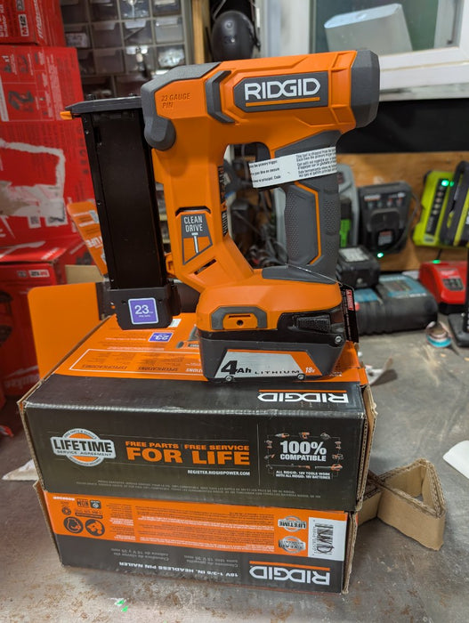 RIDGID 18V 23GA Pin Nailer (Tool Only) (new)