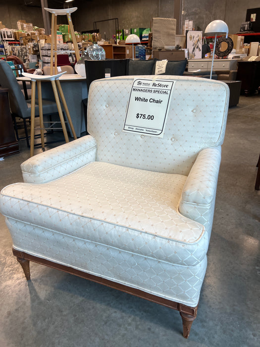 Vintage Cream Armchair