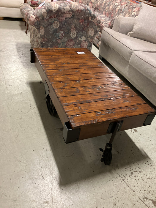 Industrial factory coffee table (used)
