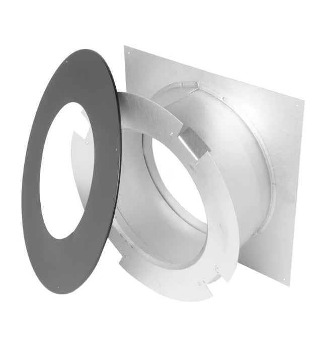 SuperVent 6 inch Wall Thimble - Black (New)