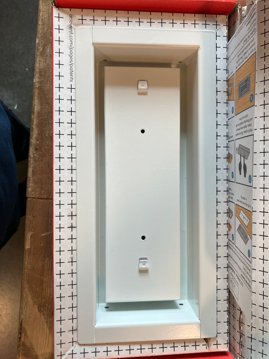 Framed OG Floor Vent [Luxe] 4-inch x 10-inch White (NEW)