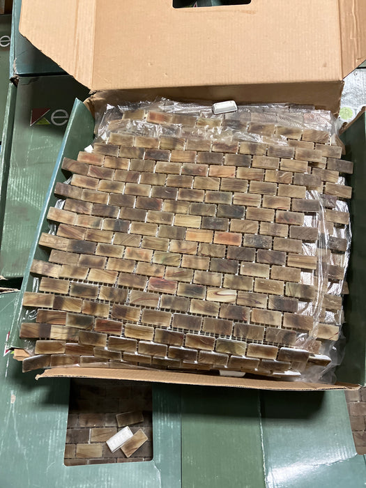 Brown Glass mosiac Tile