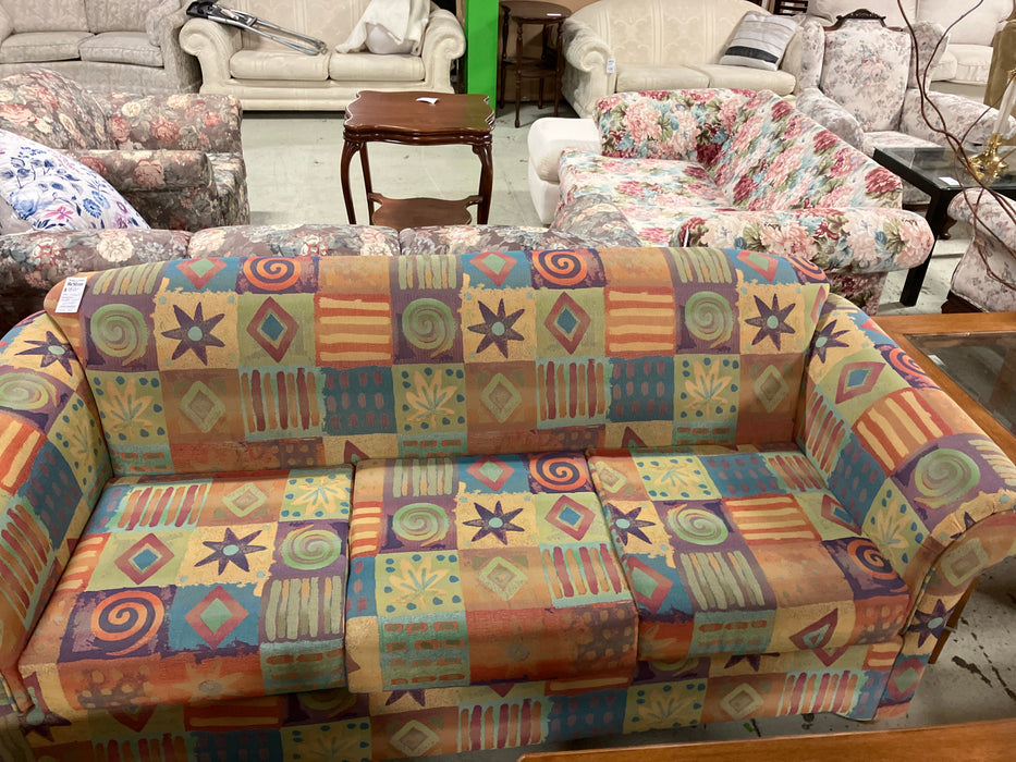 Multi coloured couch (used)