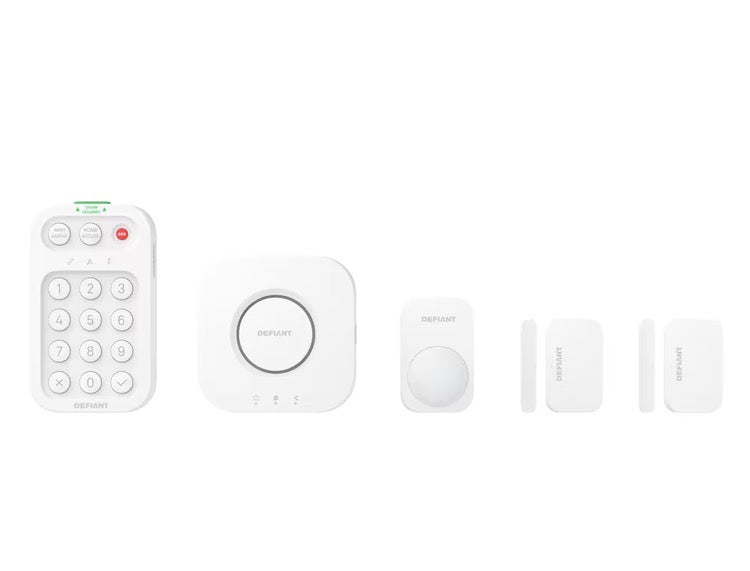 Defiant Smart Home Alarm Kit with WiFi and Bluetooth, Powered by Hubspace (5-Piece)