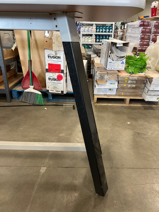Tall Grey Narrow Table (new)