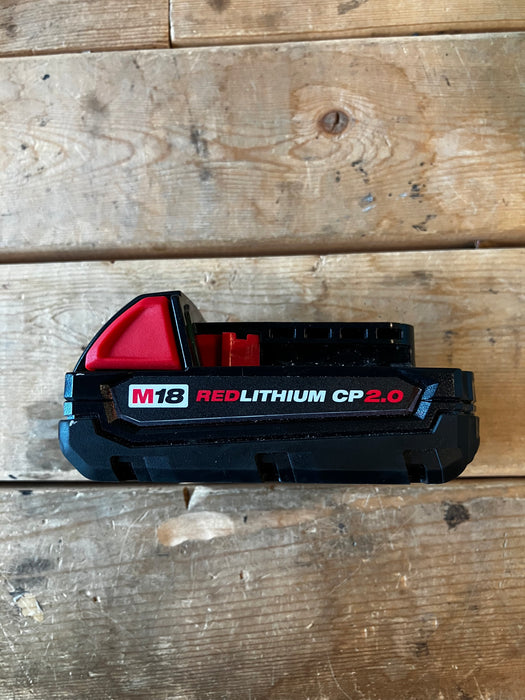 Milwaukee Tool 18V M18 Lithium-Ion Compact (CP) 2.0 Ah REDLITHIUM Battery (New)