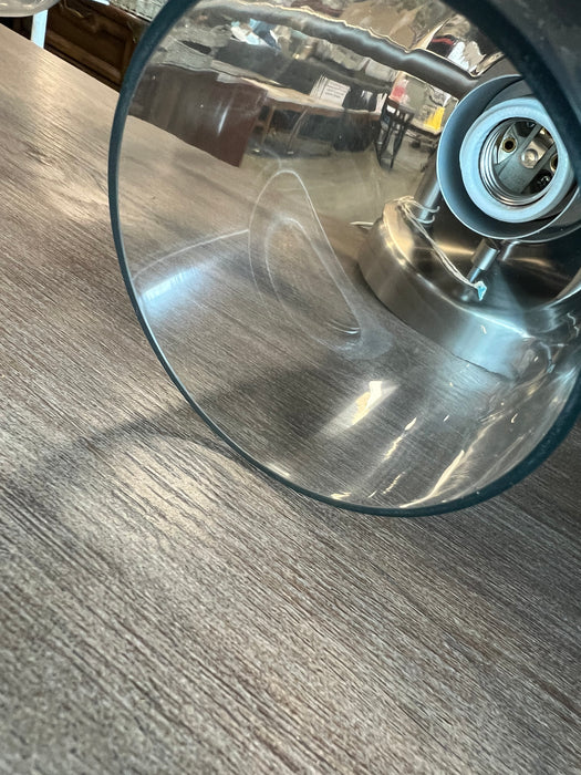 Satin Nickel 22” Vanity with Glass Shades (new)