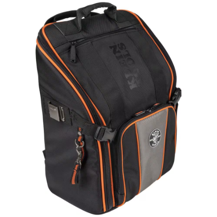 Klein Tools Tradesman Pro Tool Station Tool Bag Backpack, 21 Pockets, 17.25-Inch