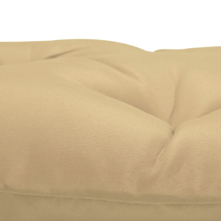 Outsunny Patio Set Of 2 Garden Chair Cushions with Backrest Outdoor, Khaki (New)