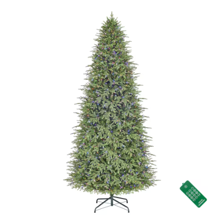 12 ft Grand Duchess Twinkling Balsam Fir LED Pre-Lit Tree T39 Powered by Hubspace (New)