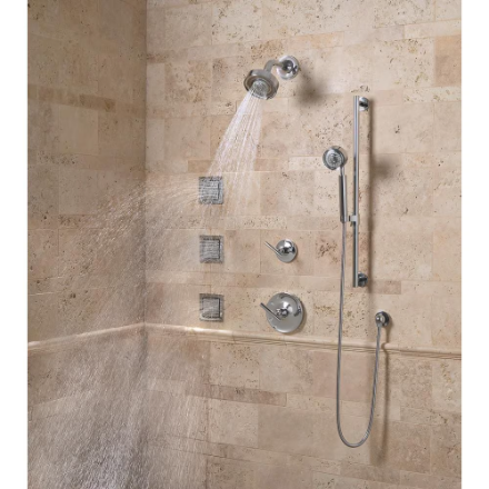KOHLER 30-Inch Brass Slide Bar in Polished Chrome