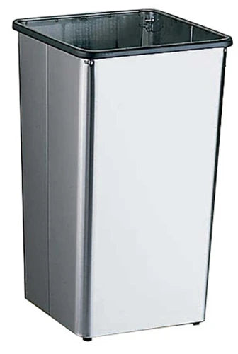 Bobrick B-2260 - Floor-Standing Waste Receptacle with Open Top (New)