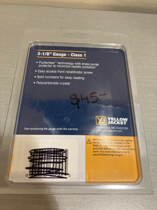Yellow Jacket 3/8 Vacuum Gauge