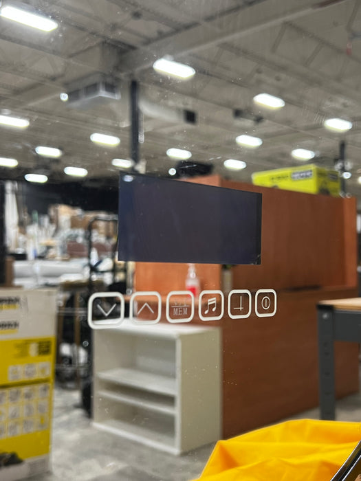Bluetooth Mirror with Speaker & Clock Display