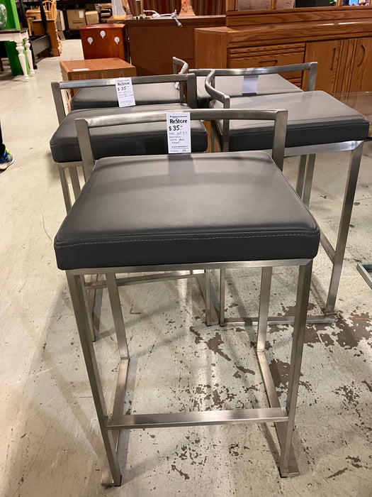 Grey Bar Stool