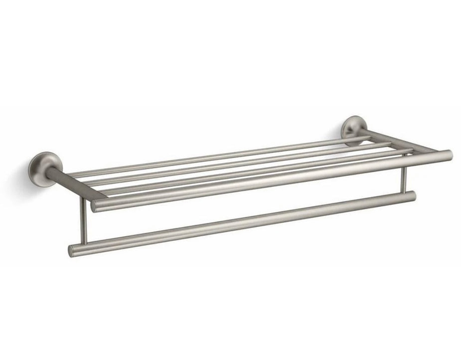 Coralais Hotelier Towel Bar Shelf - Vibrant Brushed Nickel 13448-BN Kohler (new)