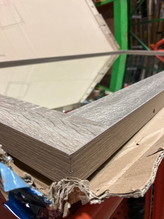 Nordic Canada Portofino Rectangle 60 inch Mirror in Soft Oak