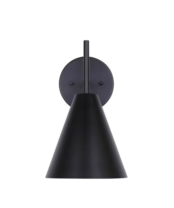 Canarm FENN 1-Light Matte Black Outdoor Wall Sconce (new)