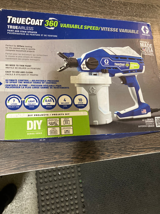Graco TrueCoat 360 Variable Speed 32oz HandHeld Paint Sprayer