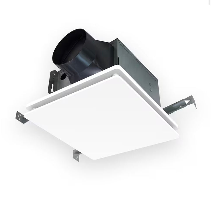 Aria Bathroom Fan 100 CFM 2 Sones Ceiling Mount Bathroom Exhaust Fan, White