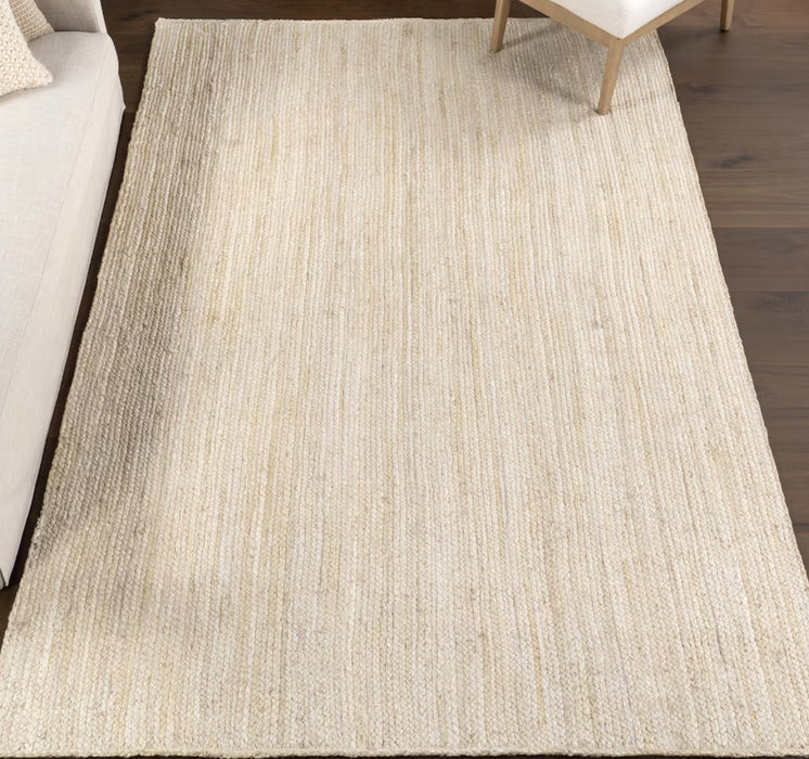 nuLOOM Hand Woven Rigo Jute Rug Off-White 4 ft. x 6 ft. Indoor Area Rug (Used)