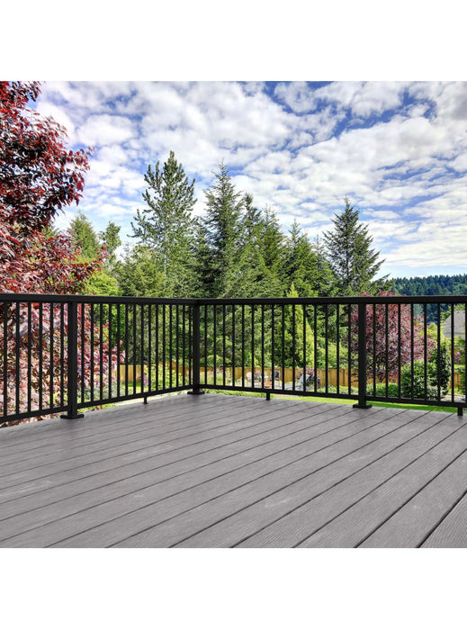 Peak RailBlazers Aluminum Deck Railing - Pickets and Spacers - 4 ft. Matte Black (new)
