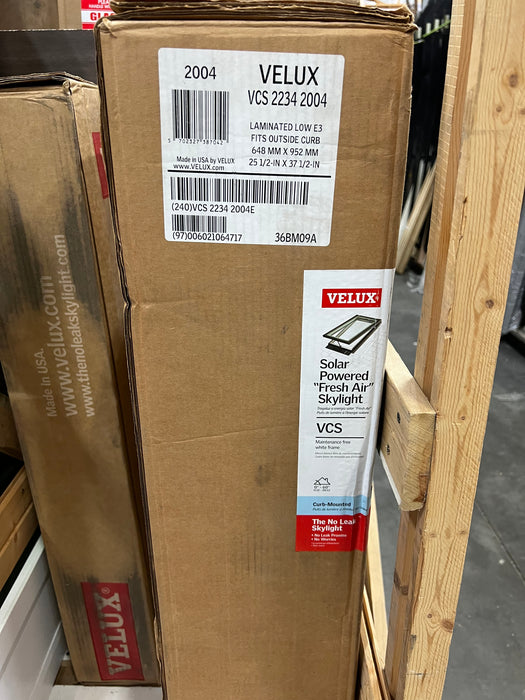 22 1/2" Solar Powered Curb Mount Skylight