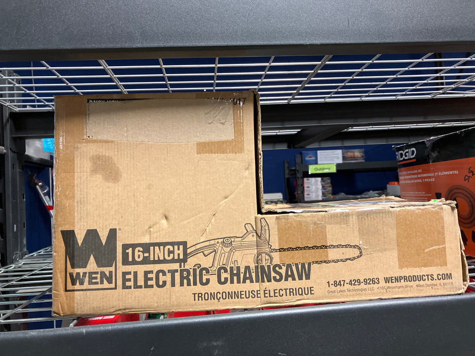 WEN 16-inch 12 Amp Electric Chainsaw (New)