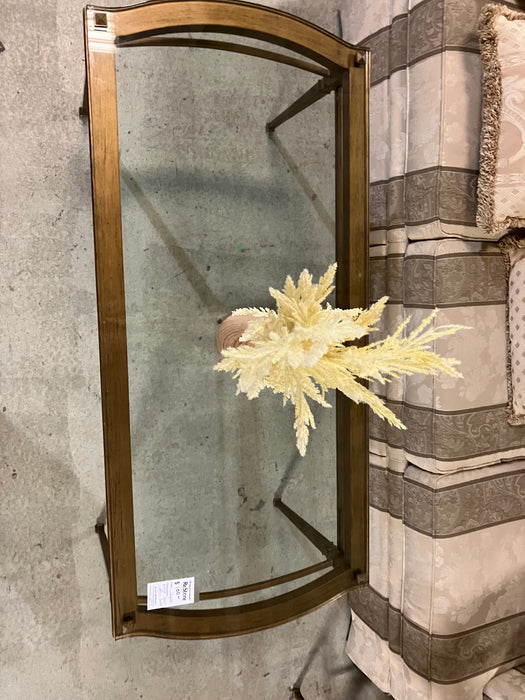 Coffee Table with Metal Base