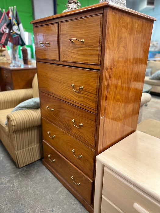 Tall Wooden Dresser