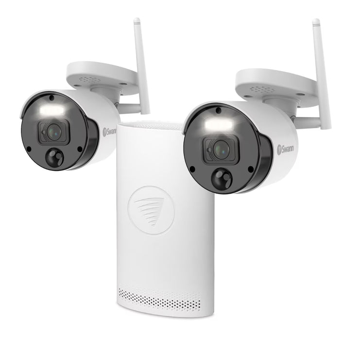 Swann Security - 1080p Wi-Fi NVR 2-Camera 4-Channel Surveillance System (New)