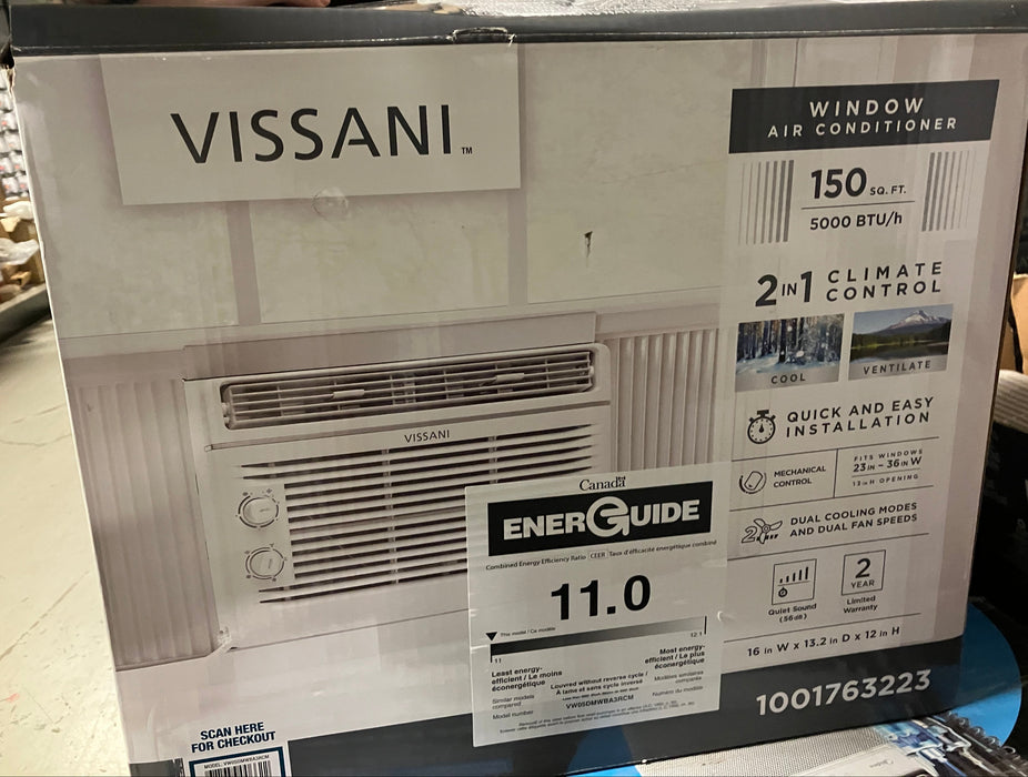 Vissani 5000 BTU Window Air Conditioner