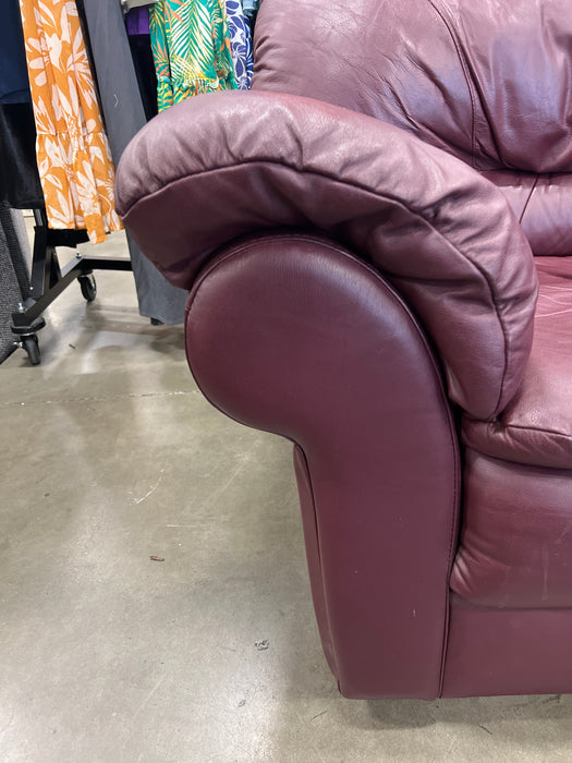 Burgundy Loveseat