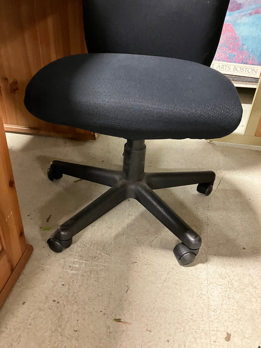 Black Office Chairs on Wheels (Used)