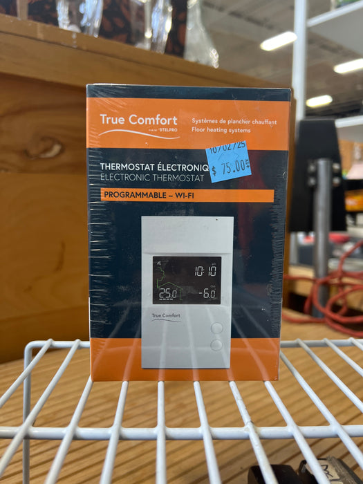 True Comfort WIFI Programmable Thermostat 120/240V for Floor Heating Systems
