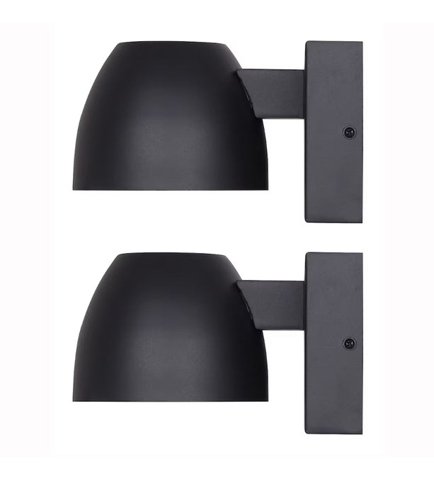 Canarm JETT LED Black Outdoor Wall Sconce Twin Pack (New)
