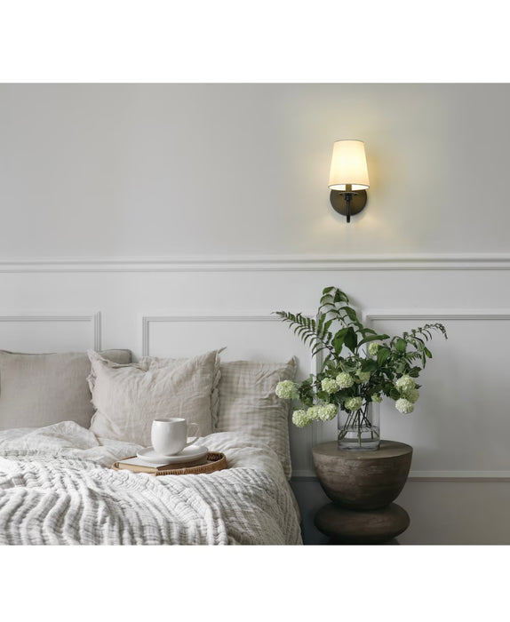 Z-Lite Gianna Matte Black 7.75 inch 1 Light Wall Sconce  (new)