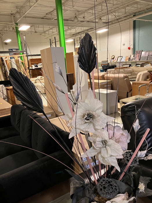 Flourish Vase with Artificial Flowers