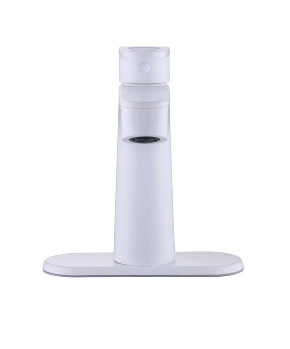 Glacier Bay Kendrick Single Hole Single-Handle Bathroom Faucet in Matte White (new)