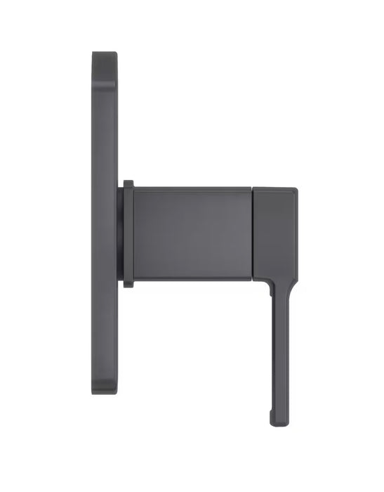 Pfister Deckard Single-Handle Wall-Mount Shower Only Faucet Trim Kit in Matte Black (Valve Not Included) (new)